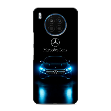 Силиконовый чехол на Huawei Honor 50 Lite с принтом Mercedes Мерседес