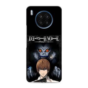 Силиконовый чехол на Huawei Honor 50 Lite с принтом Death note Тетрадь смерти
