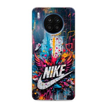 Силиконовый чехол на Huawei Honor 50 Lite с принтом Nike Найк