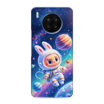 Силиконовый чехол на Huawei Honor 50 Lite с принтом Labubu Лабубу