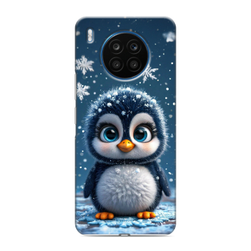 Силиконовый чехол на Huawei Honor 50 Lite с принтом Новый год