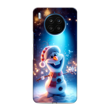 Силиконовый чехол на Huawei Honor 50 Lite с принтом Новый год