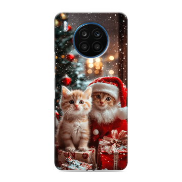 Силиконовый чехол на Huawei Honor 50 Lite с принтом Новый год