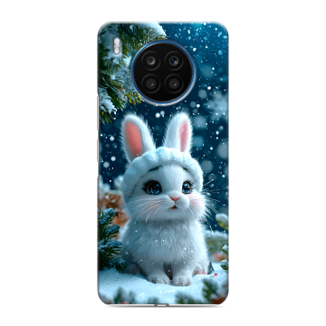 Силиконовый чехол на Huawei Honor 50 Lite с принтом Новый год