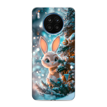 Силиконовый чехол на Huawei Honor 50 Lite с принтом Новый год Силиконовый чехол на Huawei Honor 50 Lite с принтом Новый год
