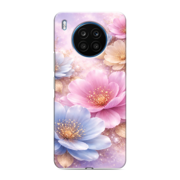 Силиконовый чехол на Huawei Honor 50 Lite с принтом женский