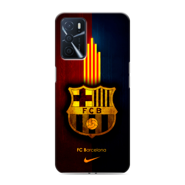 Силиконовый чехол на OPPO A16 с принтом Барселона Barcelona