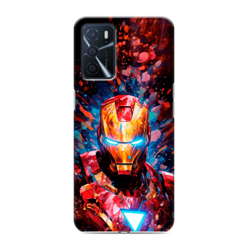 Силиконовый чехол на OPPO A16 с принтом Железный человек Ironman Силиконовый чехол на OPPO A16 с принтом Железный человек Ironman