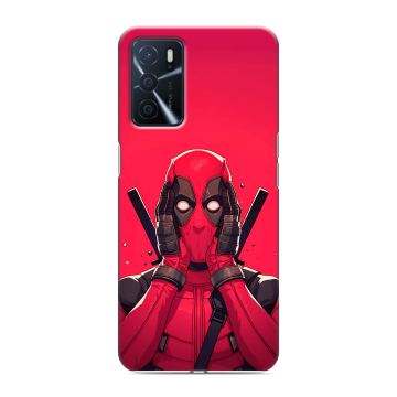 Силиконовый чехол на OPPO A16 с принтом Дедпул Deadpool