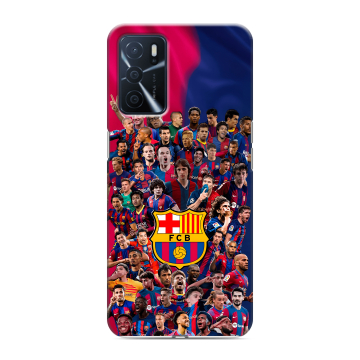 Силиконовый чехол на OPPO A16 с принтом Барселона Barcelona