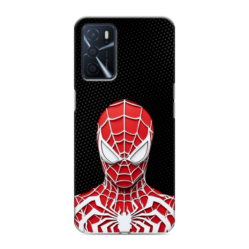 Силиконовый чехол на OPPO A16 с принтом человек паук spiderman