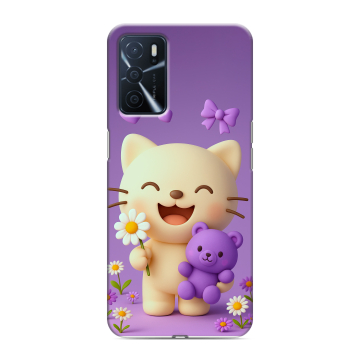 Силиконовый чехол на OPPO A16 с принтом для девочек Силиконовый чехол на OPPO A16 с принтом для девочек