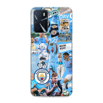 Силиконовый чехол на OPPO A16 с принтом Man City Манчестер Сити Силиконовый чехол на OPPO A16 с принтом Man City Манчестер Сити