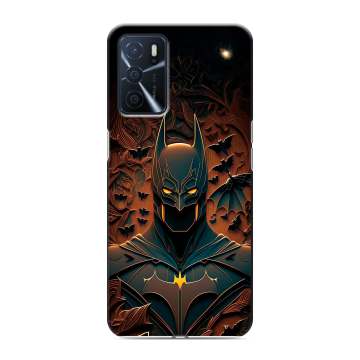 Силиконовый чехол на OPPO A16 с принтом Batman Бэтмен Силиконовый чехол на OPPO A16 с принтом Batman Бэтмен