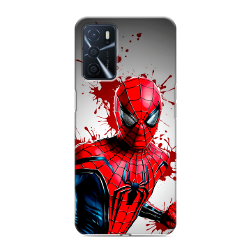 Силиконовый чехол на OPPO A16 с принтом Spiderman Человек паук Силиконовый чехол на OPPO A16 с принтом Spiderman Человек паук