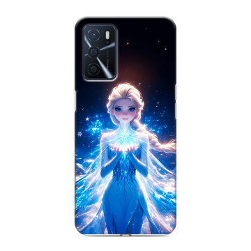 Силиконовый чехол на OPPO A16 с принтом Холодное сердце Frozen Силиконовый чехол на OPPO A16 с принтом Холодное сердце Frozen