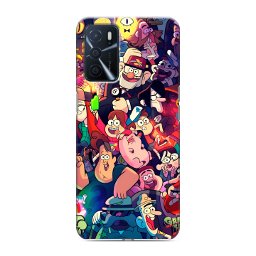 Силиконовый чехол на OPPO A16 с принтом Gravity Falls Гравити Фолз Силиконовый чехол на OPPO A16 с принтом Gravity Falls Гравити Фолз