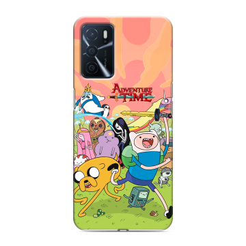 Силиконовый чехол на OPPO A16 с принтом Adventure time Время приключений Силиконовый чехол на OPPO A16 с принтом Adventure time Время приключений