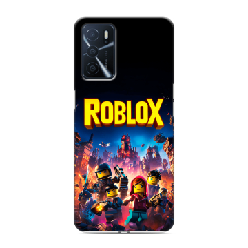 Силиконовый чехол на OPPO A16 с принтом Roblox Роблокс Силиконовый чехол на OPPO A16 с принтом Roblox Роблокс
