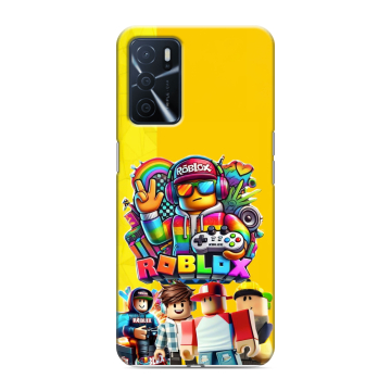 Силиконовый чехол на OPPO A16 с принтом Roblox Роблокс Силиконовый чехол на OPPO A16 с принтом Roblox Роблокс