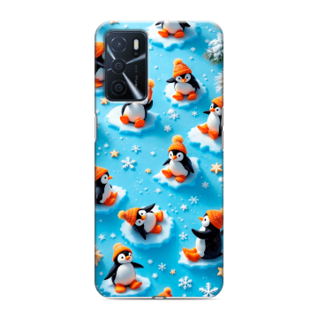 Силиконовый чехол на OPPO A16 с принтом Новый год Силиконовый чехол на OPPO A16 с принтом Новый год