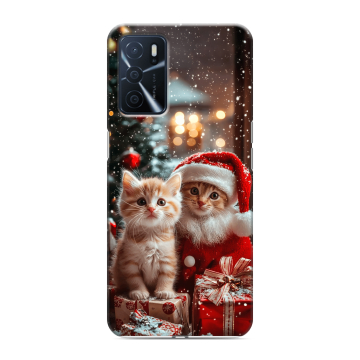 Силиконовый чехол на OPPO A16 с принтом Новый год Силиконовый чехол на OPPO A16 с принтом Новый год