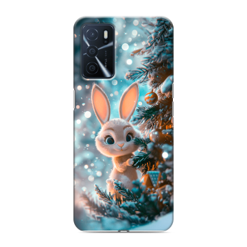 Силиконовый чехол на OPPO A16 с принтом Новый год Силиконовый чехол на OPPO A16 с принтом Новый год