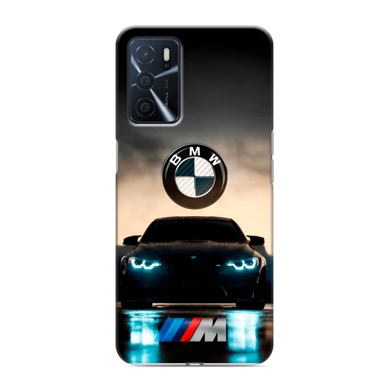 Силиконовый чехол на OPPO A16 с принтом БМВ BMW Силиконовый чехол на OPPO A16 с принтом БМВ BMW