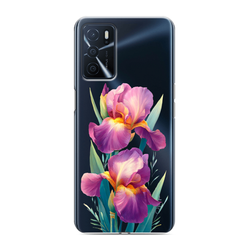 Силиконовый чехол на OPPO A16 с принтом Цветы орхидеи Силиконовый чехол на OPPO A16 с принтом Цветы орхидеи