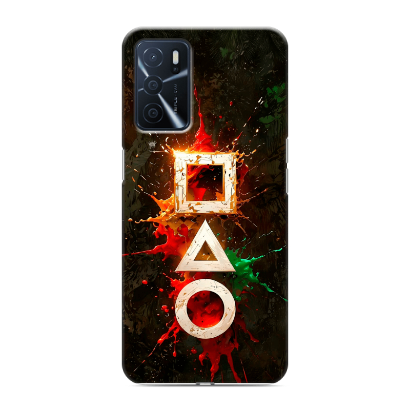 Силиконовый чехол на OPPO A16 с принтом Squid Game Игра кальмара Силиконовый чехол на OPPO A16 с принтом Squid Game Игра кальмара