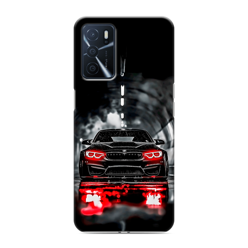 Силиконовый противоударный чехол на OPPO A16 с принтом BMW БМВ Силиконовый противоударный чехол на OPPO A16 с принтом BMW БМВ