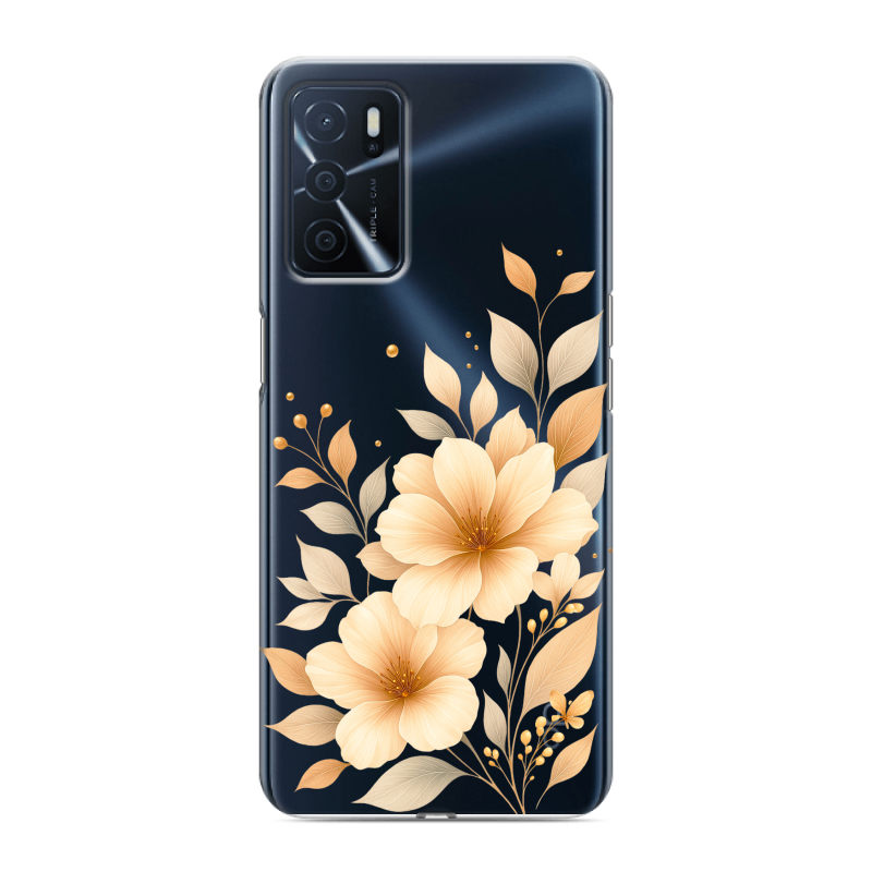 Силиконовый чехол на OPPO A16 с принтом для девушки Силиконовый чехол на OPPO A16 с принтом для девушки