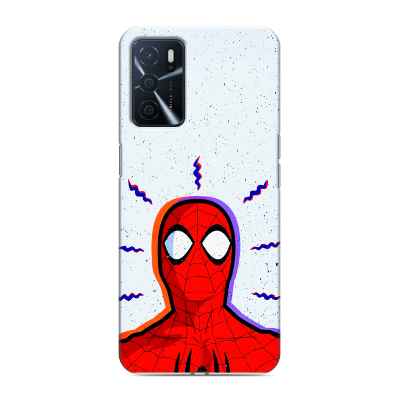 Силиконовый чехол на OPPO A16 с принтом Spiderman Человек паук Силиконовый чехол на OPPO A16 с принтом Spiderman Человек паук