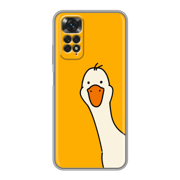 Силиконовый чехол на Xiaomi Redmi Note 11 с принтом Утка