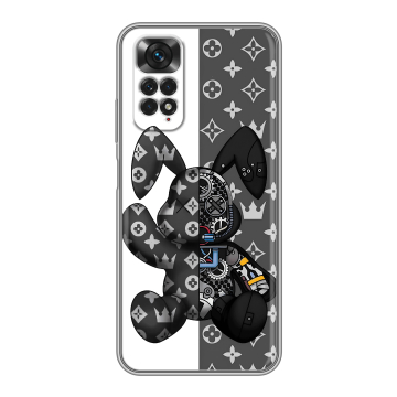 Силиконовый чехол на Xiaomi Redmi Note 11 с принтом Луи робот Силиконовый чехол на Xiaomi Redmi Note 11 с принтом Луи робот