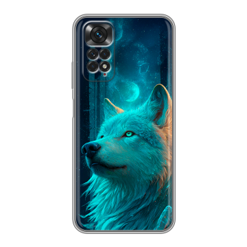 Силиконовый чехол на Xiaomi Redmi Note 11 с принтом бабочки саккура