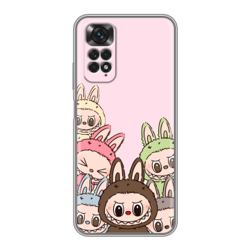 Силиконовый чехол на Xiaomi Redmi Note 11 с принтом Лабубу Силиконовый чехол на Xiaomi Redmi Note 11 с принтом Лабубу