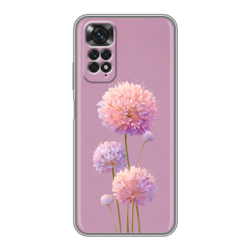 Силиконовый чехол на Xiaomi Redmi Note 11 с принтом Цветы Силиконовый чехол на Xiaomi Redmi Note 11 с принтом Цветы