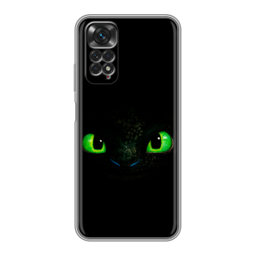 Силиконовый чехол на Xiaomi Redmi Note 11 с принтом Как приручить дракона Силиконовый чехол на Xiaomi Redmi Note 11 с принтом Как приручить дракона