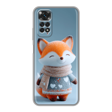 Силиконовый чехол на Xiaomi Redmi Note 11 с принтом Лиса Силиконовый чехол на Xiaomi Redmi Note 11 с принтом Лиса