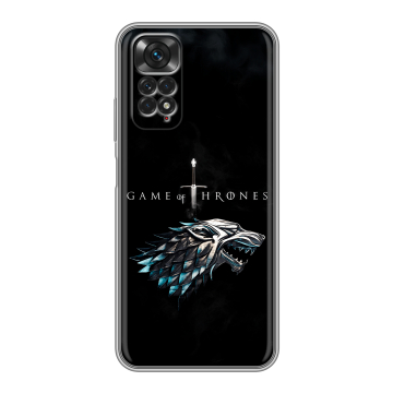 Силиконовый чехол на Xiaomi Redmi Note 11 с принтом Игра Престолов Game Thrones