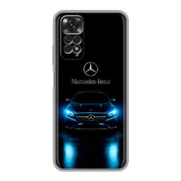 Силиконовый чехол на Xiaomi Redmi Note 11 с принтом Mercedes Мерседес Силиконовый чехол на Xiaomi Redmi Note 11 с принтом Mercedes Мерседес