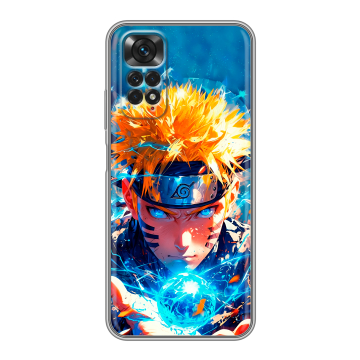 Силиконовый чехол на Xiaomi Redmi Note 11 с принтом Аниме Наруто Naruto