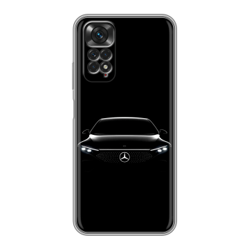 Силиконовый чехол на Xiaomi Redmi Note 11 с принтом Mercedes Мерседес Силиконовый чехол на Xiaomi Redmi Note 11 с принтом Mercedes Мерседес