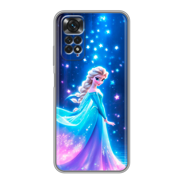 Силиконовый чехол на Xiaomi Redmi Note 11 с принтом Холодное сердце Frozen Силиконовый чехол на Xiaomi Redmi Note 11 с принтом Холодное сердце Frozen