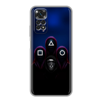Силиконовый чехол на Xiaomi Redmi Note 11 с принтом Игра Кальмара Силиконовый чехол на Xiaomi Redmi Note 11 с принтом Игра Кальмара