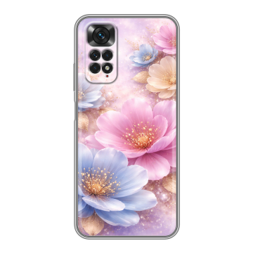 Силиконовый чехол на Xiaomi Redmi Note 11 с принтом женский