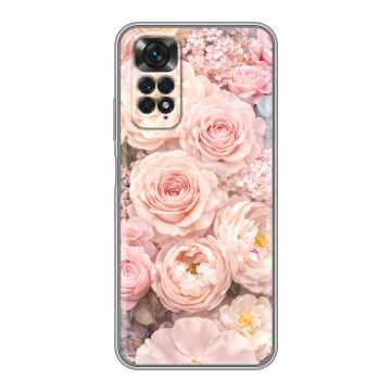 Силиконовый чехол на Xiaomi Redmi Note 11 с принтом женский