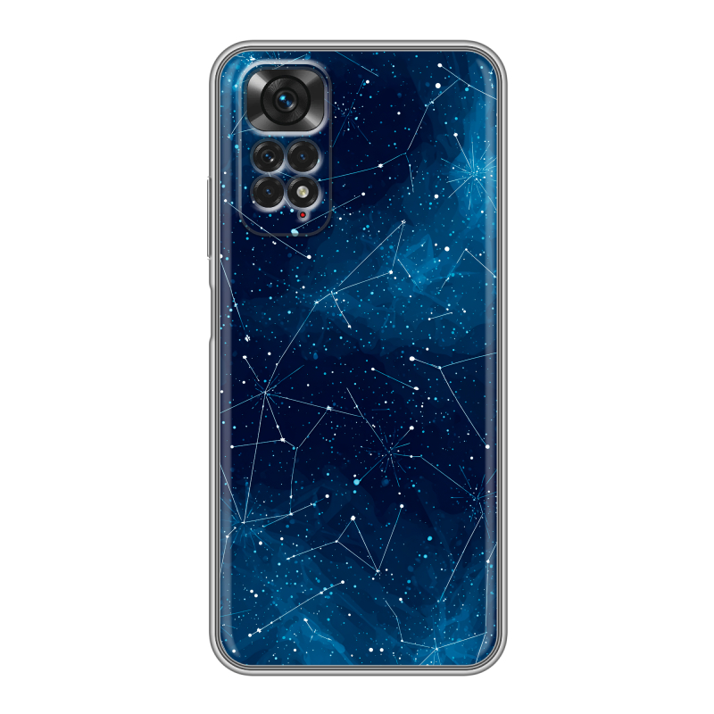 Силиконовый чехол на Xiaomi Redmi Note 11 с принтом Космос звезды Силиконовый чехол на Xiaomi Redmi Note 11 с принтом Космос звезды