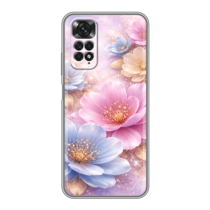 Силиконовый чехол на Xiaomi Redmi Note 11 с принтом женский Силиконовый чехол на Xiaomi Redmi Note 11 с принтом женский